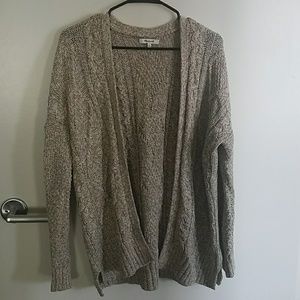 Madewell cable cardigan